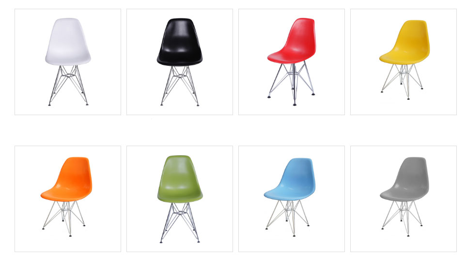 Cadeira Charles e Eames estrutura metálica, cadeiras para escritório em SP