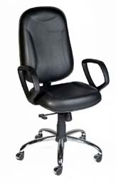 Cadeira Presidente Básica - Linha Cromada