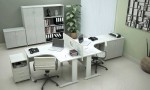 mesa para escritório, estação de trabalho, mesa em L, móveis para escritório SP