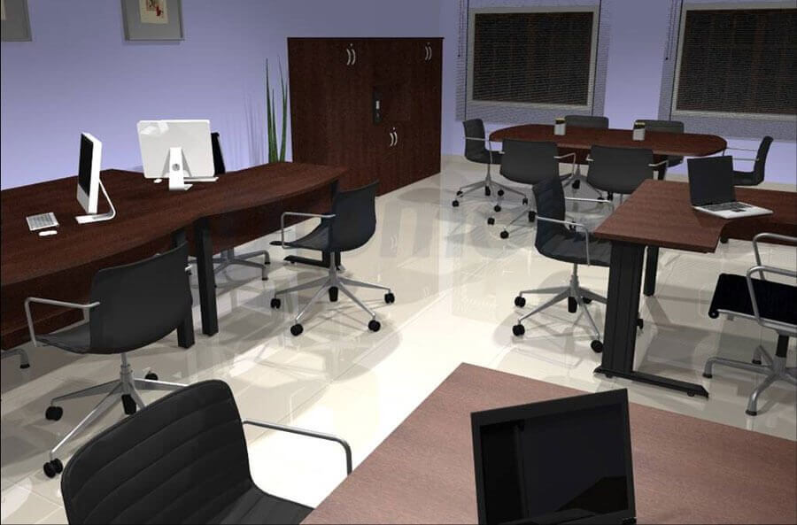 Móveis para escritório planejados - Estações