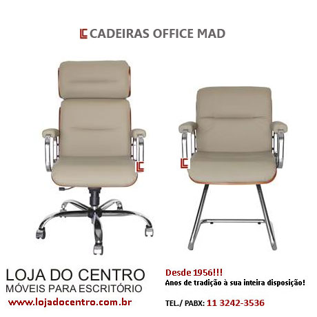 Cadeiras Office Mad SP, Cadeiras Office Mad em SP