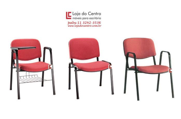 Cadeira Empilhável Auditório Estofada, Cadeira Empilhável Auditório em SP